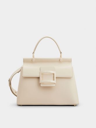 Roger Vivier Viv Cabas Bag in leather