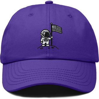 Dalix Moon Mission Dad Cap in Purple at Nordstrom