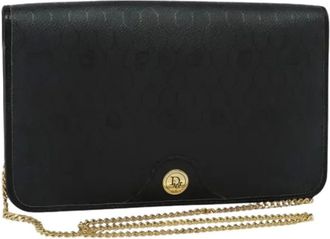 Dior Pre-owned Cross Body Bags, female, Black, Size: ONE SIZE Pre-owned Vintage Shoulder Bag