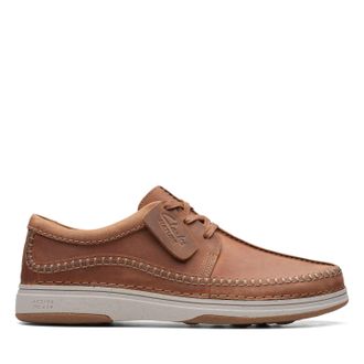 Clarks Nature 5 Tie in Brown Leather