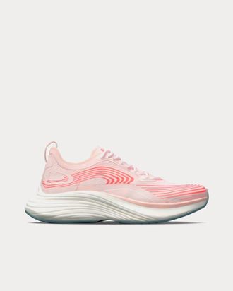Athletic Propulsion Labs Womens Streamline Running Shoes In Cream/magma/white