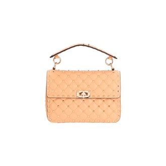 Valentino Garavani Tassen, Dames, Beige, ONE Size, Studded Spike Handtas
