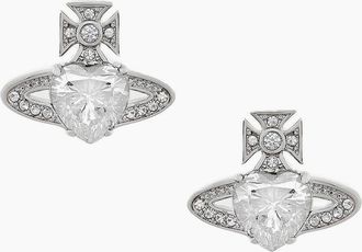 Vivienne Westwood Womens Ariella Earrings Sliver - Silver - Size: OS