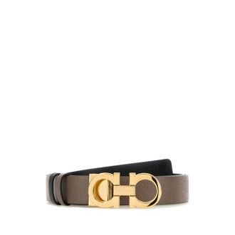 Ferragamo Belts, female, Brown, Size: 80 CM Score Belt