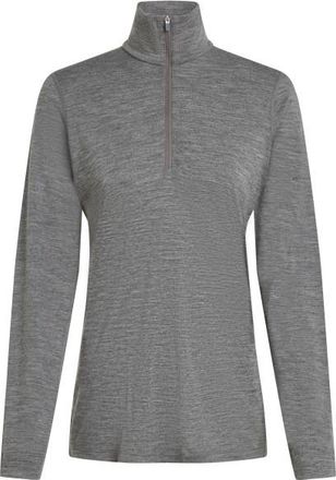 Icebreaker 200 Oasis L/S Half Zip Merinolongsleeve f&uuml;r Damen | grau