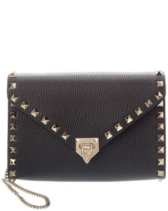 Valentino Rockstud Mini Grainy Leather Shoulder Bag