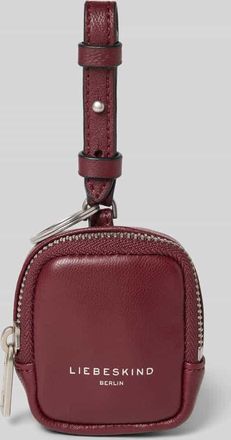 Liebeskind Schlüsselanhänger mit Rundum-Reißverschluss in Bordeaux, Größe 1
