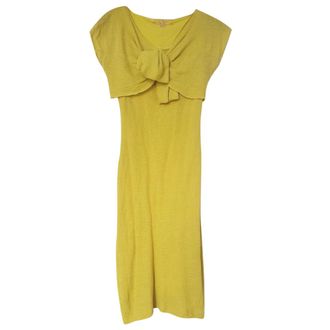 Giambattista Valli yellow dress 8 Size XS