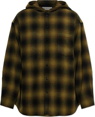Balenciaga Camisa de lana - Jackets - Hombre - Verde - M