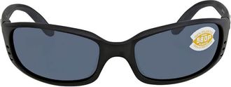 Costa BRINE Grey Polarized Polycarbonate Mens Sunglasses BR 11 OGP 59