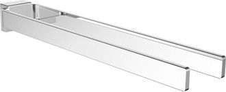 Emco Emco - Toallero Cue Cromado, 2 Brazos, R&iacute;gido, 431 Mm, 325000143