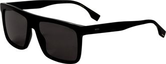HUGO BOSS Mens 59 mm Black Sunglasses