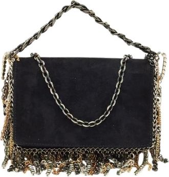 Jimmy Choo London Pre-owned Suede Schoudertas - Dames - Vintage Schoudertas - Zwart - ONE Size - Su&egrave;de - Vintage