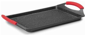 Lacor Plancha Grill Eco Piedra - Negro, Aluminio [33 X 25 Cm]
