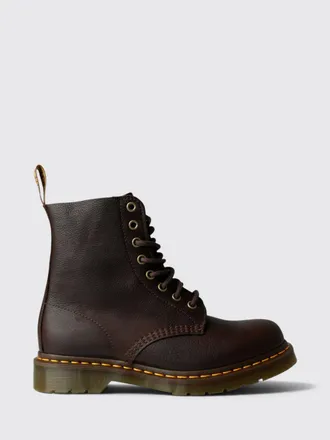 Dr. Martens Anfibi 1460 Pascal in pelle marrone con suola in gomma