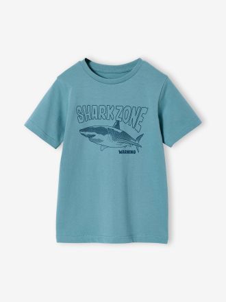 Vertbaudet T-shirt gar&ccedil;on imprim&eacute; vert deau