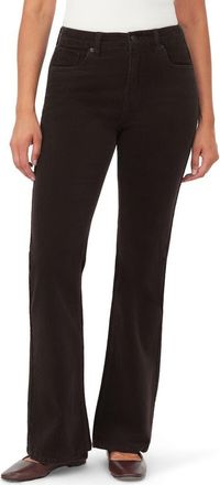 Kensie The Natalie High Waist Bootcut Corduroy Pants in Chocolate Torte Cord at Nordstrom Rack, Size 10