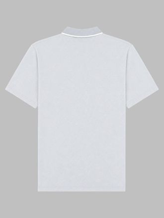 HUGO BOSS Mens Logo Cotton Polo Shirt Grey T-shirts And Polos