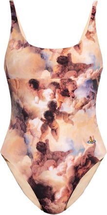 Vivienne Westwood Costume da bagno con stampa grafica - Rosa