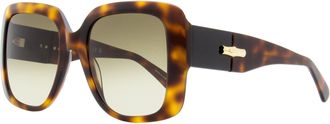 Longchamp Womens Square Sunglasses LO713S 230 Havana 53mm