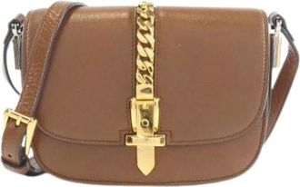 Gucci Pre-owned Cross Body Bags, female, Brown, Size: ONE SIZE Pre-owned Vintage Cross Body Bag