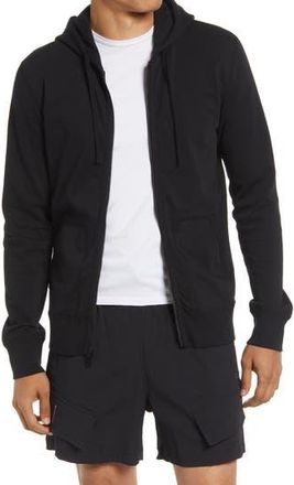 Reigning Champ Zip Hoodie in Black at Nordstrom Rack, Size Medium