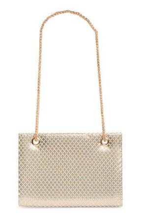 Jessica McClintock Phoenix Chain Clutch in Honey at Nordstrom Rack