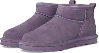 Bearpaw Shorty Womens Shoes Purple Sage : 12 M, Leather
