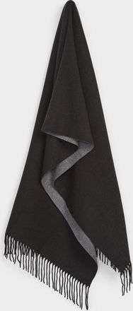 Simons Womens Ultra-soft two-tone fringed scarf