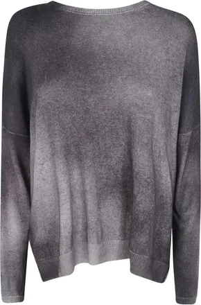 Avant Toi Truien & Vesten, Dames, Grijs, L, Round-neck Truien