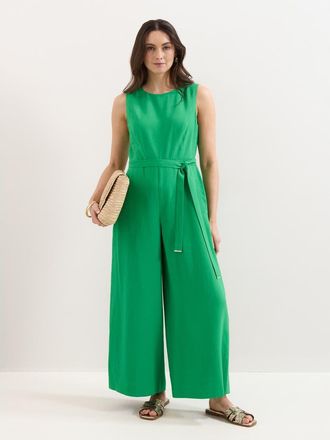 Phase Eight Marta Wide Leg Jumpsuit in Green at Nordstrom, Size 14