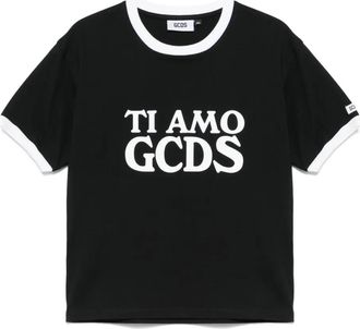 GCDS T-shirt Ti Amo GCDS - Nero