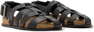 AllSaints Randal Mule in Black Woven at Nordstrom, Size 13