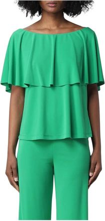 Hanita Dames, Blouses & Shirts, Groen, Maat: XS