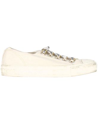 Dior Christian Dior Womens Canvas Walksnsdior Sneaker (Authentic Pre-Loved)