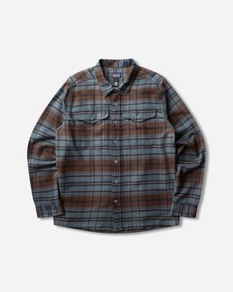 Patagonia Men s Fjord Flannel Shirt Rinsed Moss / Brown