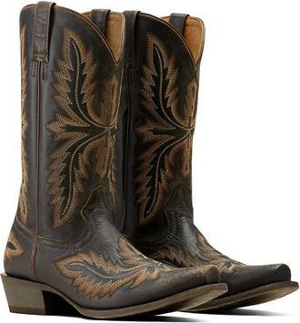 Ariat Mens Ryman Western Boots In Old West Black