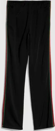 Gucci Viscose Jersey Sportswear Pants With Web, Size XXXL, Black, Ready-to-wear