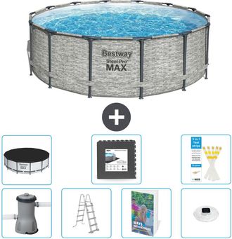 Bestway Piscina Bestway Steel Pro Max Redonda - 427x122 Cm - 8-piezas S608