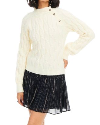Allison New York Florence Sweater In Ivory