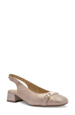Ara Gliselle Slingback Pump in Shell at Nordstrom, Size 5.5
