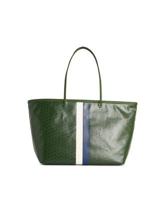 Tory Burch Borsa in misto cotone verde Racer di Tory Burch