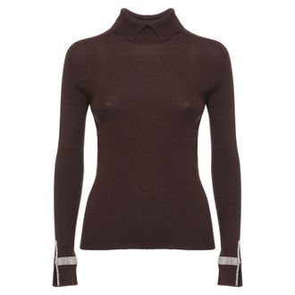 D.exterior Maglione Dolcevita - - Knitwear - Donna - Marrone - XS