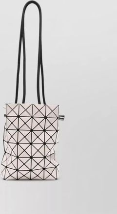 Bao Bao Issey Miyake bucket shoulder bag geometric pattern handles