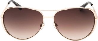 Marc Jacobs Womens Marc Jacobs Brown SF Lens Gold Sunglasses - Size: ONE size
