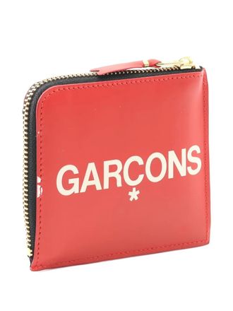 Comme Des Garçons 2000s logo leather coin purse - unisex - Leather - One Size - Red