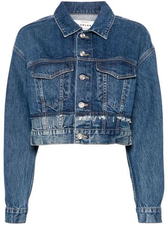 Slvrlake Denim cropped jacket - Blue