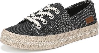 Blowfish Womens Buenos Sneaker, Black Meteorite Metallic Polyurethane, 3-4 UK