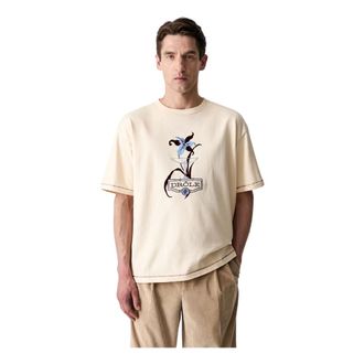 Dr&ocirc;le de Monsieur Heren, Tops, Beige, Maat: L