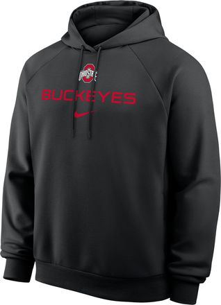 Nike Ohio State Premium Performance Nike Mens Dri-FIT College Pullover Hoodie in Black | 03EJ00AOH-YT6
